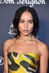 Zoe Kravitz In Oscar de la Renta - Dom Perignon & Lenny Kravitz 'Assemblage Exhibition'