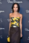 Zoe Kravitz In Oscar de la Renta - Dom Perignon & Lenny Kravitz 'Assemblage Exhibition'