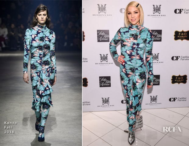 Carly Rae Jepsen In Kenzo - Hudson's Bay Hosts 3rd Annual Window Unveiling