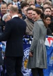 Catherine, Duchess of Cambridge In Catherine Walker - Leicester City Visit