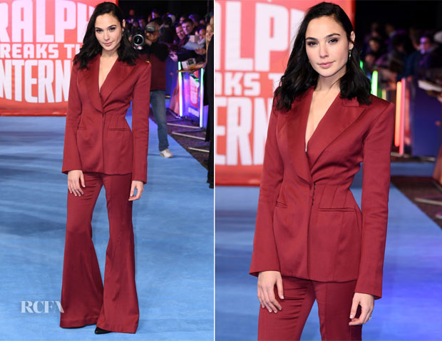 Gal Gadot In Mugler - 'Ralph Breaks The Internet' London Premiere