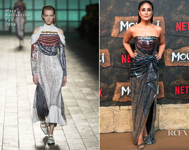 Kareena Kapoor Khan In Mary Katrantzou - 'Mowgli: Legend of the Jungle' Mumbai Premiere
