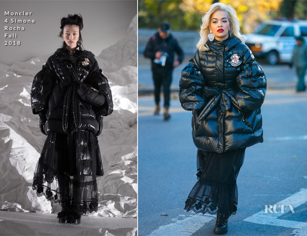 Rita Ora In Moncler 4 Simone Rocha - 2018 Macy's Thanksgiving Day Parade