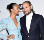 Zoe Saldana In Erdem - Eva Longoria Foundation Dinner Gala