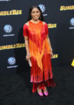 Fashion Blogger Catherine Kallon feature Angela Bassett In Alberta Ferretti Limited Edition - 'Bumblebee' LA Premiere