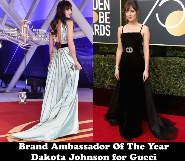 Brand Ambassador Of The Year – Dakota Johnson for Gucci - Red