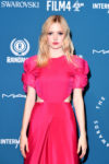 Ellie Bamber In Salvatore Ferragamo - 2018 British Independent Film Awards
