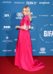 Ellie Bamber In Salvatore Ferragamo - 2018 British Independent Film Awards