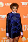 Fashion Blogger Catherine Kallon feature the Amandla Stenberg In Viktor & Rolf - The Trevor Project's 2018 TrevorLIVE LA Gala