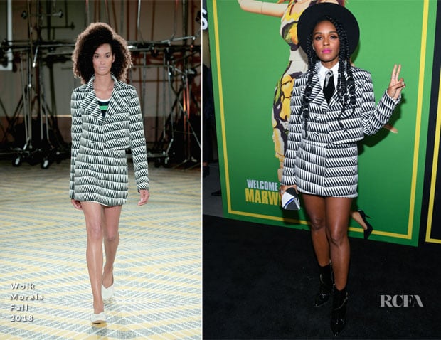 Fashion Blogger Catherine Kallon feature Janelle Monae In Wolk Morais - ‘Welcome To Marwen’ LA Premiere