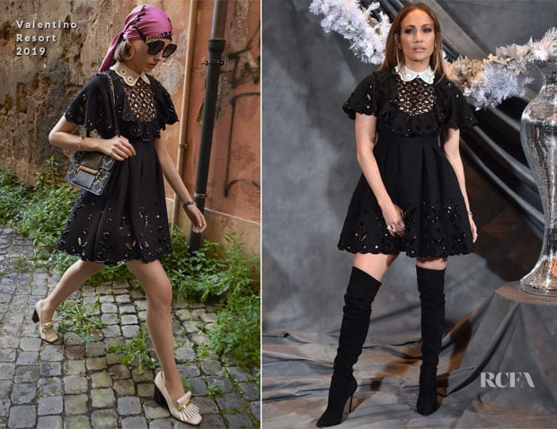 Fashion Blogger Catherine Kallon feature Jennifer Lopez In Valentino - ‘Second Act’ LA Photocall