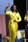 Fashion Blogger Catherine Kallon features Michelle Obama In Balenciaga & Balmain - 'Becoming' Book Tour