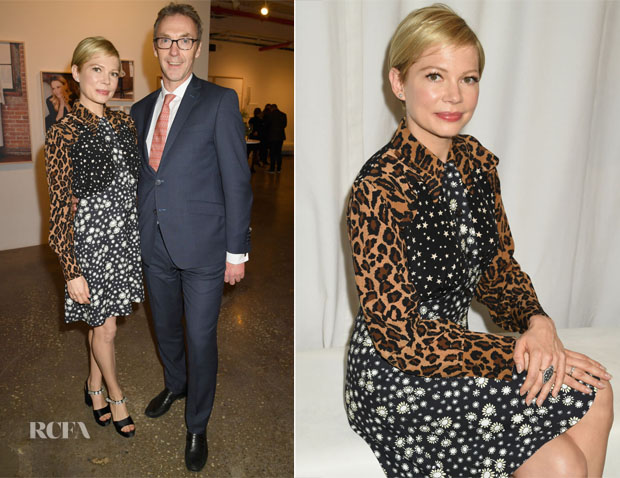 Fashion Blogger Catherine Kallon feature the Michelle Williams In Miu Miu - Forevermark Diamonds Females In Focus Photo Exhibition Event