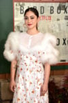 Fashion Blogger Catherine Kallon Features Rosa Salazar In Mulberry - ‘Bird Box’ New York Screening