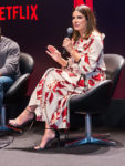 Fashion Blogger Catherine Kallon feature Sandra Bullock In Akris & Johanna Ortiz - Netflix 'Bird Box' Comic-Con & Press Conference