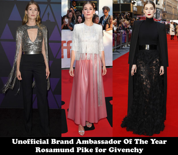 Fashion Blogger Catherine Kallon features Unofficial Brand Ambassador Of The Year – Rosamund Pike for Givenchy