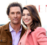 Fashion Blogger Catherine Kallon features Anne Hathaway In Petar Petrov - 'Serenity' LA Photocall