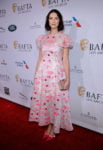 Fashion Blogger Catherine Kallon features Caitriona Balfe In Delpozo - BAFTA Los Angeles Tea Party