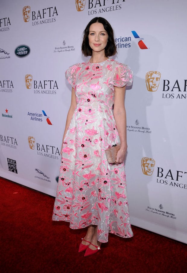 Caitriona Balfe In Delpozo – BAFTA Los Angeles Tea Party