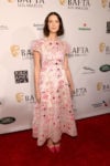 Fashion Blogger Catherine Kallon features Caitriona Balfe In Delpozo - BAFTA Los Angeles Tea Party