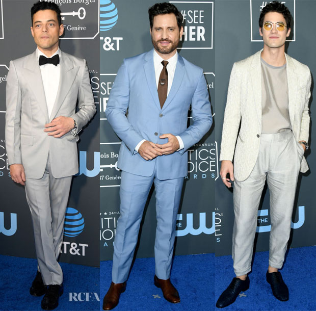 2019 Critics’ Choice Awards Menswear 