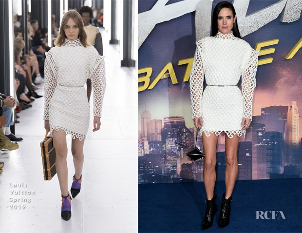 Fashion Blogger Catherine Kallon Features Jennifer Connelly In Louis Vuitton - ‘Alita Battle Angel’ World Premiere