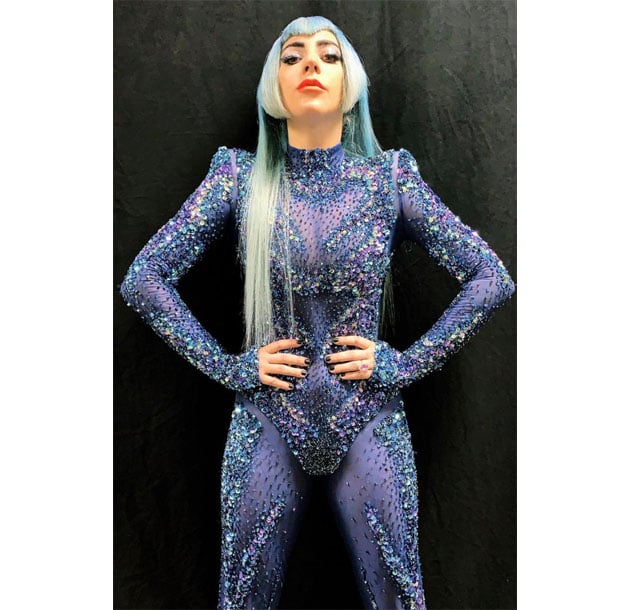 Fashion Blogger Catherine Kallon features Lady Gaga In Atelier Versace - 'Enigma' Tour