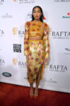 Fashion Blogger Catherine Kallon features Laura Harrier In Altuzarra - BAFTA Los Angeles Tea Party