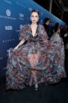 Fashion Blogger Catherine Kallon features Lily Collins In Elie Saab - Art Of Elysium Gala