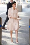 Fashion Blogger Catherine Kallon features Meghan, Duchess of Sussex In Brandon Maxwell - The National Theatre Visit