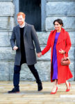 Fashion Blogger Catherine Kallon features Meghan, Duchess of Sussex In Sentaler & Babaton by Artizia - Birkenhead Visit