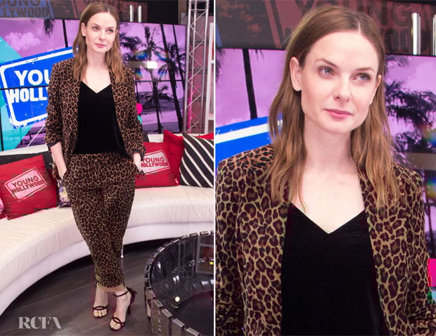 Fashion Blogger Catherine Kallon features Rebecca Ferguson In A.L.C. - Young Hollywood Studio 