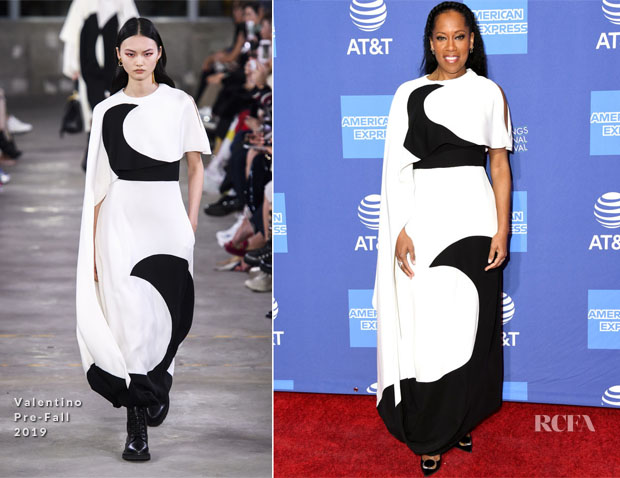 Fashion Blogger Catherine Kallon features Regina King In Valentino - 2019 Palm Springs International Film Festival Gala