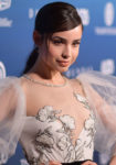 Fashion Blogger Catherine Kallon features Sofia Carson In Monique Lhuillier - Art Of Elysium 'Heaven' Gala