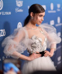 Fashion Blogger Catherine Kallon features Sofia Carson In Monique Lhuillier - Art Of Elysium 'Heaven' Gala