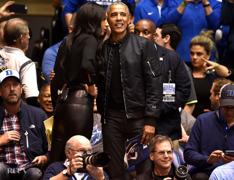  Fashion Blogger Catherine Kallon features Barack Obama In Rag & Bone - North Carolina v Duke