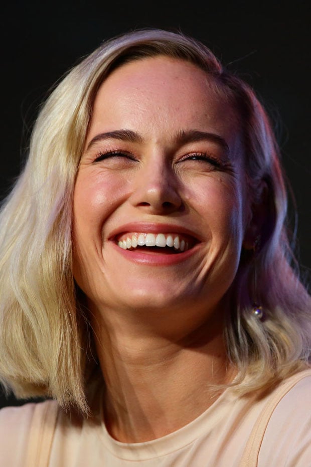 Brie Larson In Max Mara - 'Captain Marvel' Talent Tour Singapore Press