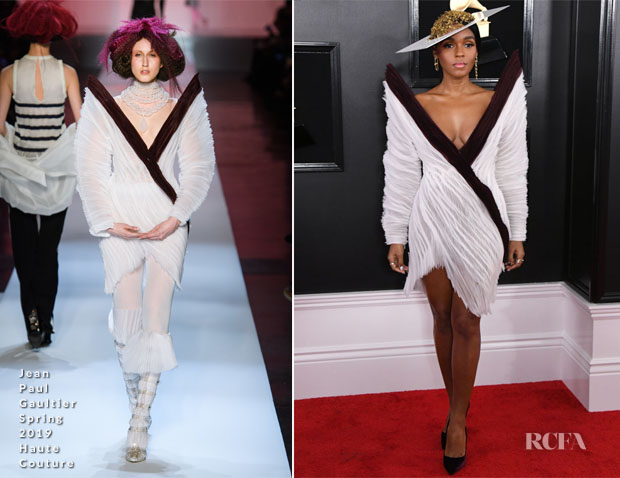 Janelle Monae In Jean Paul Gaultier Haute Couture 19 Grammy Awards