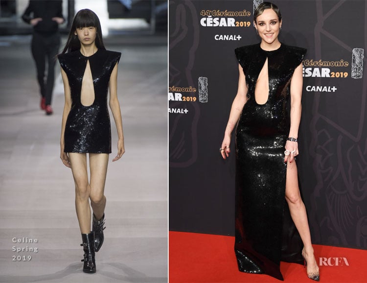 Fashion Blogger Catherine Kallon features Jehnny Beth In Celine - Cesar Film Awards 2019