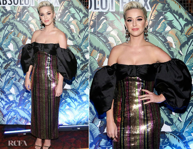 Fashion Blogger Catherine Kallon features Katy Perry In Rasario - Mark Ronson’s ‘Club Heartbreak’ Grammy Party