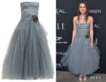 Keira Knightley's Prada Crystal-Embellished Tulle Gown