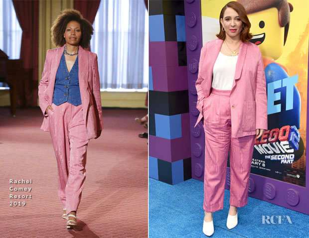 Fashion Blogger Catherine Kallon features Maya Rudolph In Rachel Comey - 'The Lego Movie 2: The Second Part' LA Premiere