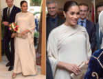 Meghan, Duchess of Sussex In Christian Dior Haute Couture - British Ambassador Reception