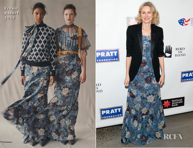 Fashion Blogger Catherine Kallon features Naomi Watts In Erdem - 2019 American Australian Arts Awards