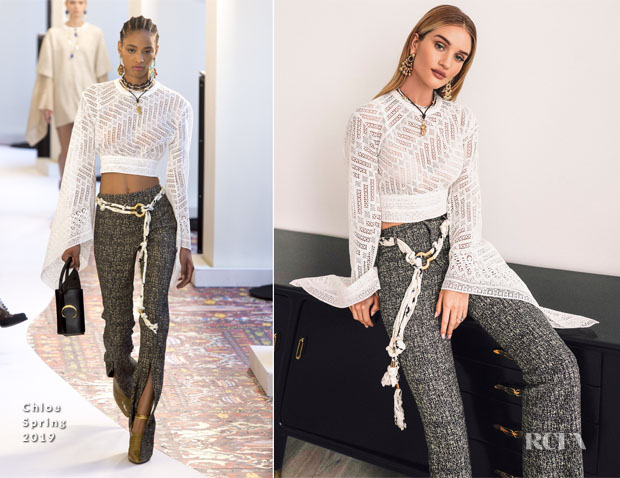 Fashion Blogger Catherine Kallon features Rosie Huntington Whiteley In Chloe - Summer Fridays Launch