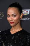 Fashion Blogger Catherine Kallon features Zoe Saldana In Erdem - Cadillac Celebrates Oscar Week 2019
