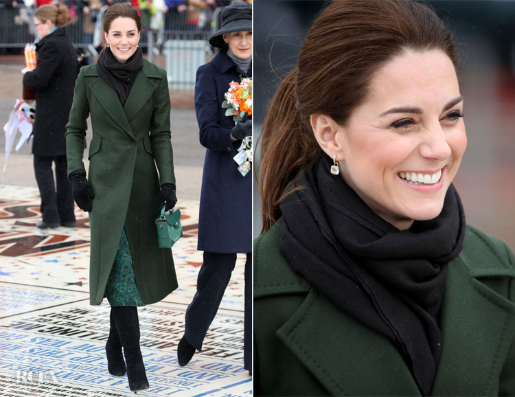 Catherine, Duchess of Cambridge In Sportmax & MICHAEL Michael Kors - Blackpool Visit 