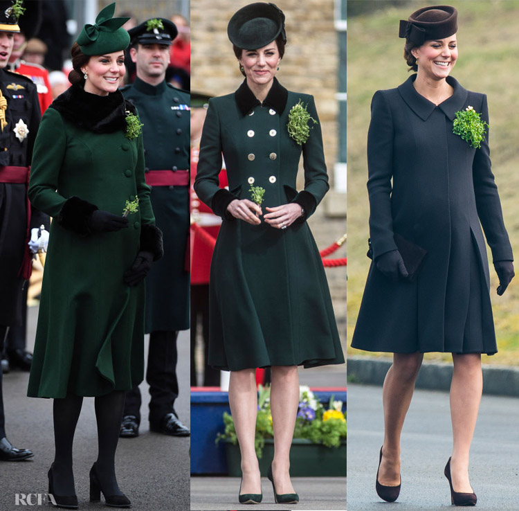 Catherine, Duchess of Cambridge - The Irish Guards St Patrick’s Day Parade