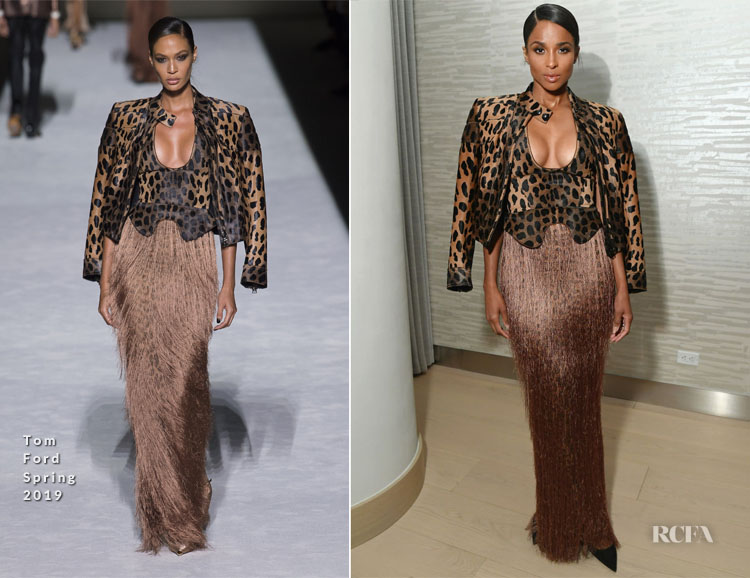 Ciara In Tom Ford - InStyle Cover Party Dinner