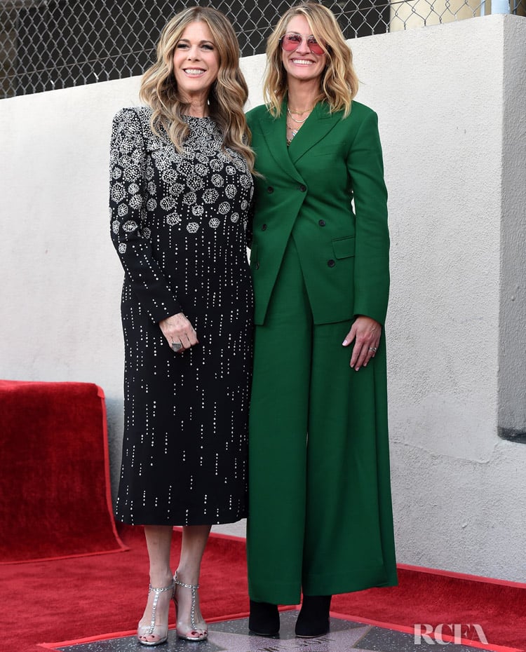 Julia Roberts Honors Rita Wilson At The Hollywood Walk of Fame Ceremony